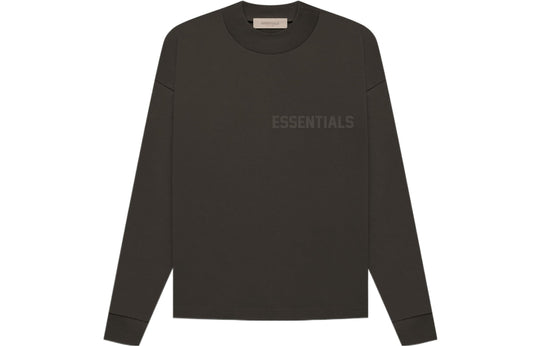 Fear of God Essentials FW22 Long Sleeve Tee Off Black FOG-FW22-911