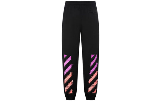 Men's Off-White FW21 Adornment Sports Pants/Trousers/Joggers Black OMCH029R21FLE0011032-1