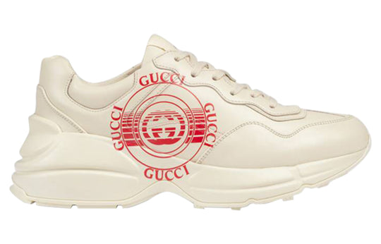 (WMNS) Gucci Rhyton 'Gucci Disk Print - Ivory' 630609-DRW00-9522