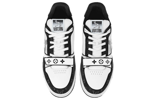 LOUIS VUITTON LV Trainer 'White Black Velcro' 1A9ZB0