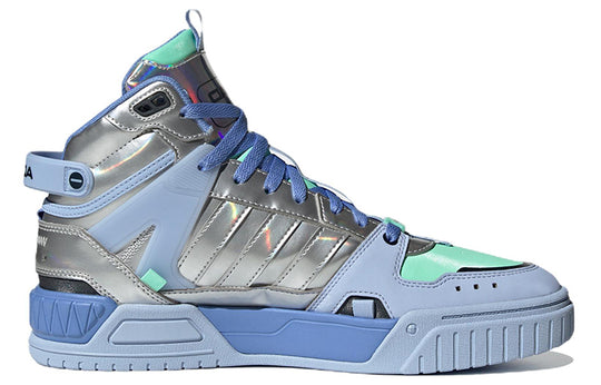 adidas Neo D-PAD Mid Shoes 'Blue Metallic Silver' HQ7026