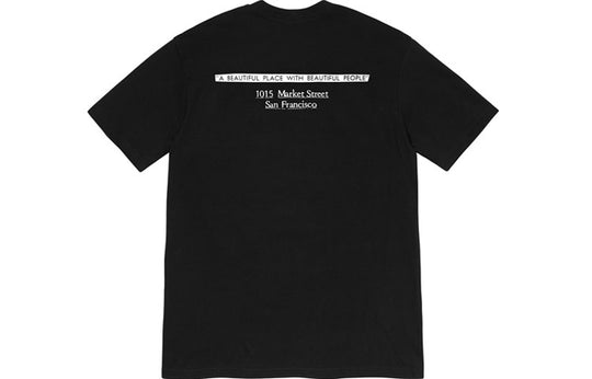 Supreme FW19 Week 9 San Francisco Opening limited Box Logo Short Sleeve Unisex Black SUP-FW19-900