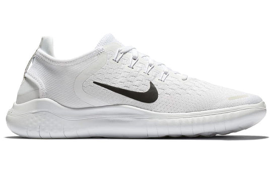 (WMNS) Nike Free RN 2018 'White Black' 942837-100