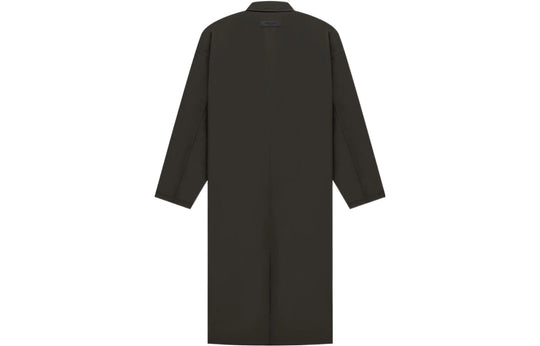 Fear of God Essentials FW22 Long Coat 'Off Black' FOG-FW22-852