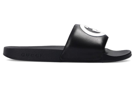 Gucci Slide 'Interlocking G - Black' 644756-0R0F0-1071