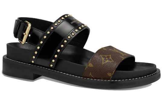 (WMNS)  LOUIS VUITTON shoes Sports sandals 'Black Brown' 1A65ZP