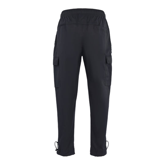 Men's Nike Sportswear Solid Color Logo Woven Cargo Casual Long Pants/Trousers Black DN4361-010