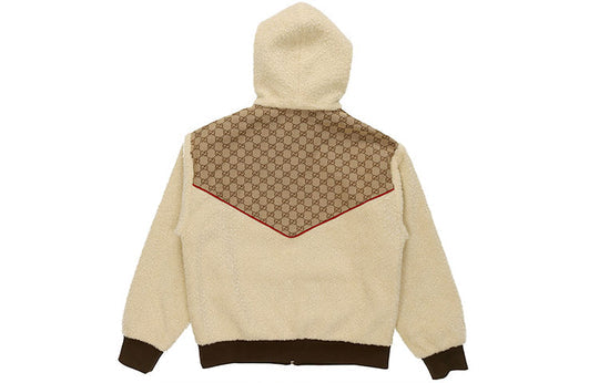 The North Face x Gucci GG Canvas Shearling Jacket 'Beige' 644582-XJC3T-2102