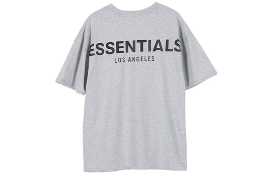 Fear of God Essentials LA Tee limited Reflective Short Sleeve Unisex Gray FOG-SS20-006