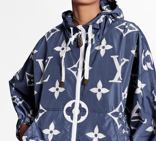 LOUIS VUITTON LV Scale Presbyterian Hooded Jacket For Blue 1A7SG