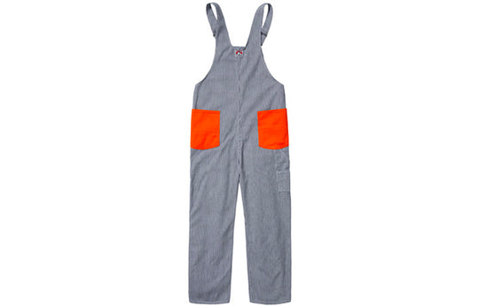 Supreme FW19 Week 3 x Ben Davis Overalls Crossover Gray Orange Contrasting Colors Pants Unisex SUP-FW19-393