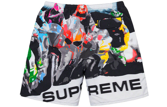 Supreme SS20 Week 13 Racing Water Short 'Blue Black' SUP-SS20-656