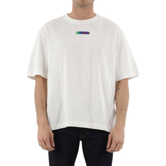 Off-White Back Logo Printing Short Sleeve White OMAA120S22JER0020155