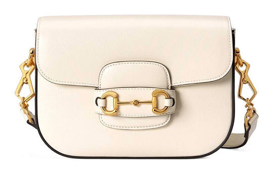 (WMNS) Gucci Horsebit 1955 Retro Shoulder Messenger Bag 'Cream White' 658574-18YSG-9068