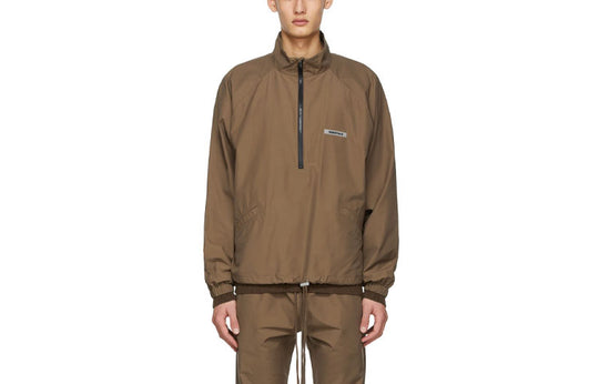 Fear of God Essentials FW20 Sports Jacket brown FOG-FW20-243