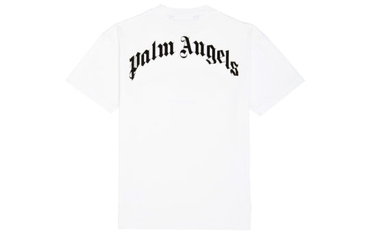 Palm Angels Croco Short-Sleeve Tee 'White/Green' PMAA001R21JER0020155