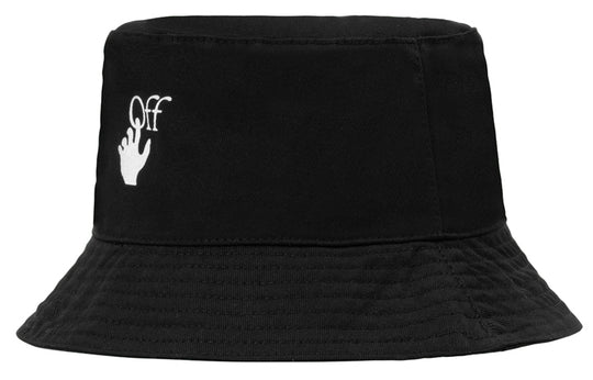 Off-White Unisex Logo Printing Fisherman Hat Black OMLA012R21FAB0011001