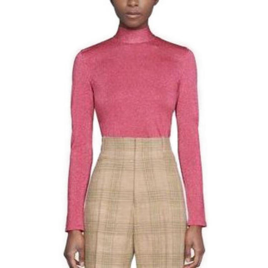 (WMNS) Gucci Lam-effect Knitted Top 'Pink' 653414-XKBTK-5096