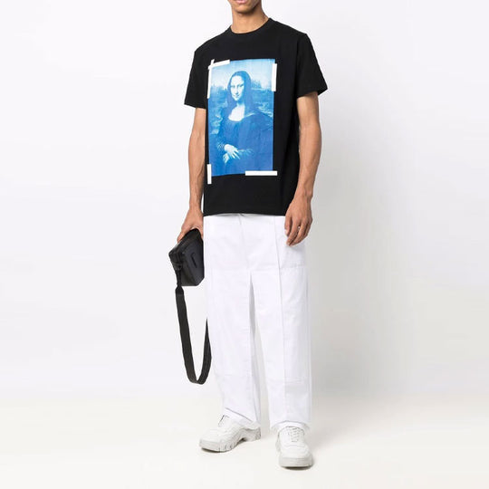 Off-White Monalisa Mona Lisa Short Sleeve Black OMAA027C99JER0061045