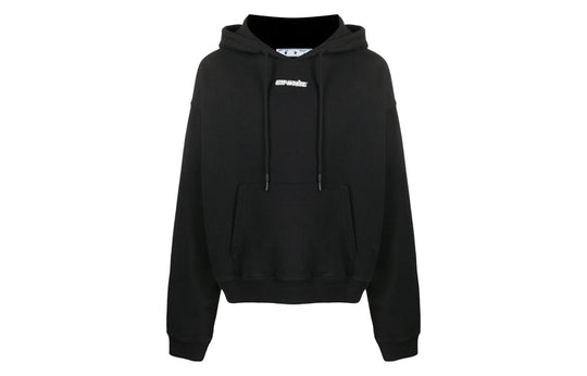 Off-White Marker Over Hoodie 'Black' OMBB037E20FLE0021025