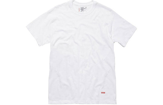 Supreme Hanes Tagless Tees (3 Pack) White T 3 SUP-FW17-03