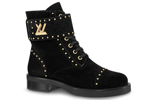 (WMNS) LOUIS VUITTON LV Wonderland Flat Black Velvet Small Cowhide Gold Silver 1A4G14