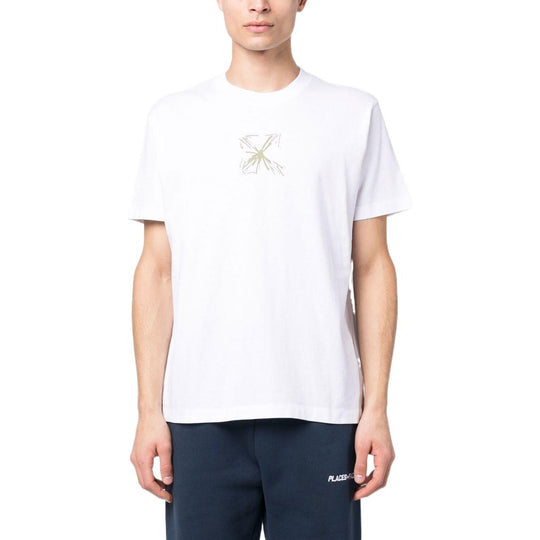 Off-White Arrows-Print Cotton Tee 'White' OMAA027S23JER0050117