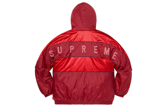 Supreme Sports Piping Puffy Jacket 'Red' SUP-FW19-467