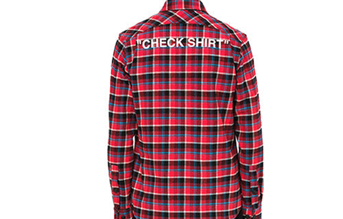 Off-White c/o Virgil Abloh Men's Multicolor Check Shirt Multicolor OMGA060F18A270152001