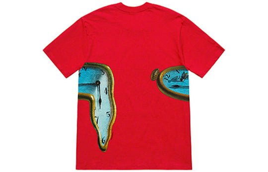 Supreme SS19 The Persistence of Memory Red Tee SUP-SS19-704