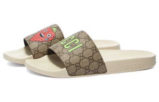 (WMNS) Gucci GG Supreme Slide x Pablo Delcielo 'Strawberry' 703815-U1F00-8462