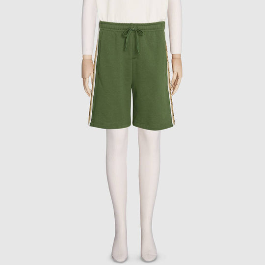 Gucci Knitted Cotton Shorts For Men Green 630715-XJBUW-3806