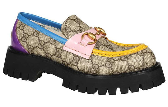 (WMNS) Gucci GG Lug Sole Horsebit loafer 'Multicolor' 727170-FABBW-9785