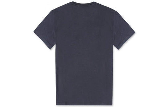 Burberry SS21 Casual Logo Short Sleeve Unisex Navy Blue 80040541