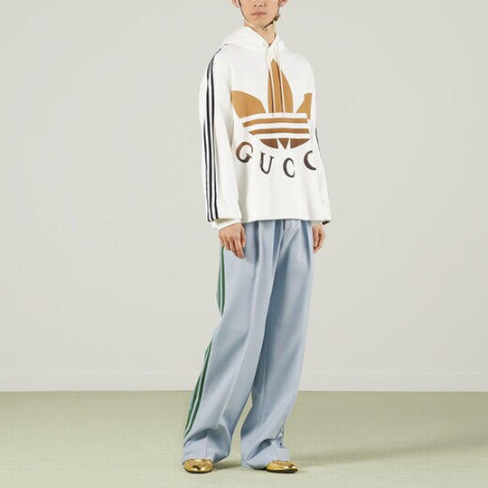 Gucci x adidas Hooded Sweatshirt 'Ivory' 722967-XJE1L-9257