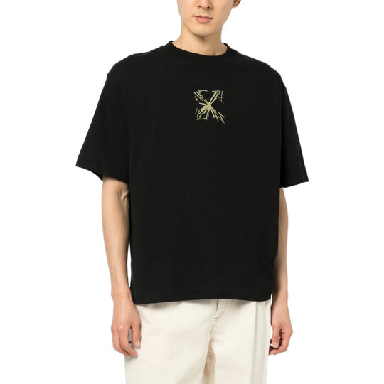 Off-White Arrows-Motif Tee 'Black' OMAA120S23JER0021017