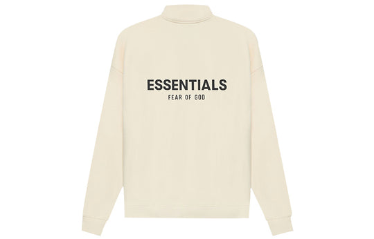 Fear of God Essentials SS21 Mockneck Half Zip Buttercream FOG-SS21-576