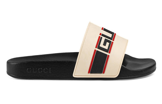 Gucci Stripe Rubber Slide 'Ecru' 522884-JC200-9572