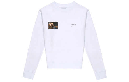 Off-White FW20 Caravaggio Angel Sweatershirt OMBA025E20FLE0050110