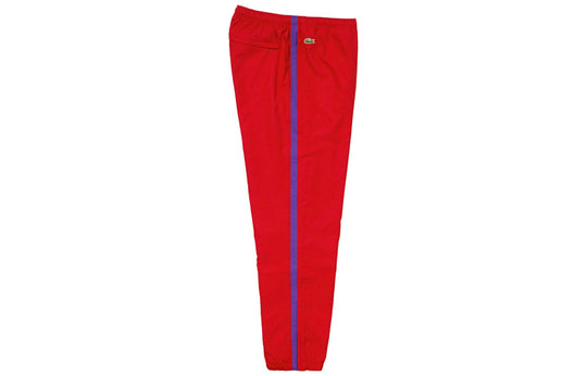 Supreme FW19 Week 5 x LACOSTE Track Pant Crossover waterproof Nylon Pants Unisex Red SUP-FW19-549