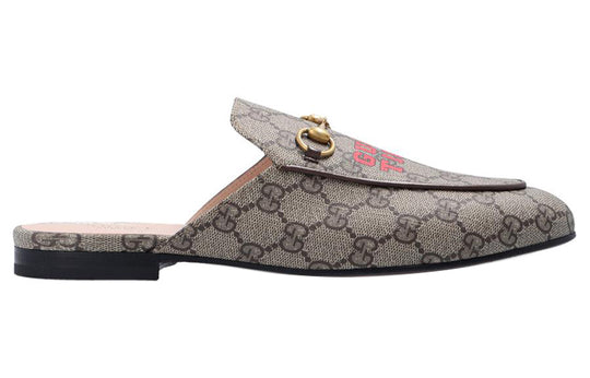 (WMNS) GUCCI Princetown Slipper 'Gucci Tiger - Beige Ebony' 687841-UTG10-9760