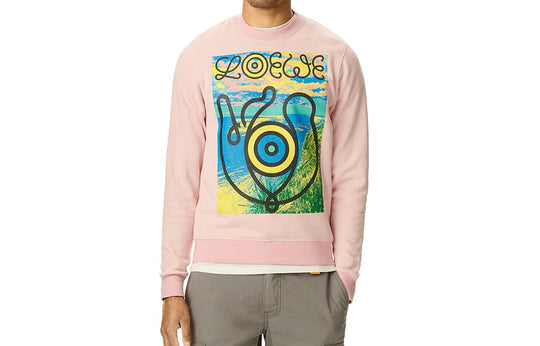 Men's LOEWE Pink Eye Printing Red H6299940PC-7080