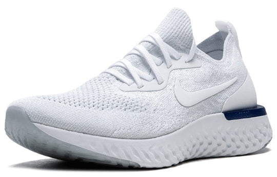 (WMNS) Nike Epic React Flyknit 'White Racer Blue' AQ0070-100