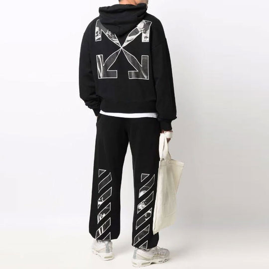 Men's Off-White SS22 Logo Black OMBB037C99FLE0031001