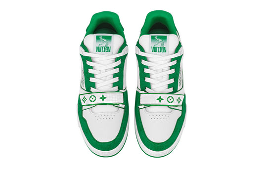 LOUIS VUITTON LV Trainer 'White Green' 1ABLY1