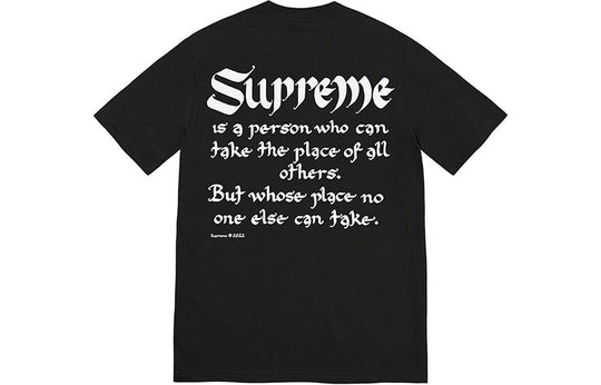 Supreme SS22 Week 8 Person Tee Cartoon Alphabet Printing Round Neck Short Sleeve Unisex SUP-SS22-615