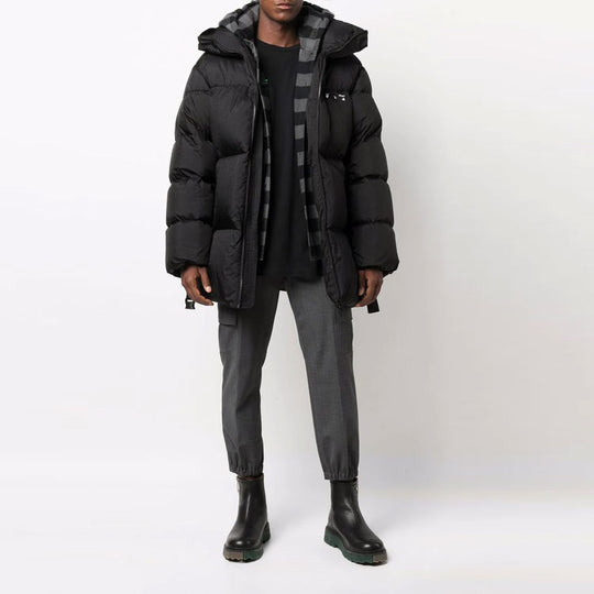 Off-White Puffer Down Jacket 'Black' OMED029F21FAB0011001