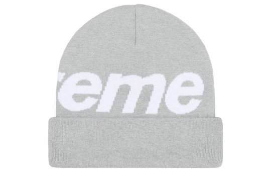 Supreme Big Logo Beanie 'Grey' SUP-FW23-2435