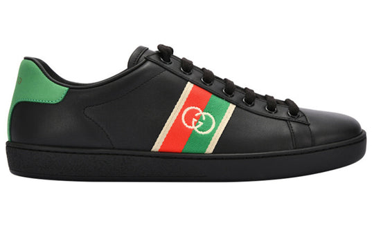 (WMNS) Gucci Ace Elastic Web 'Interlocking G - Black' 645767-1XGM0-1096