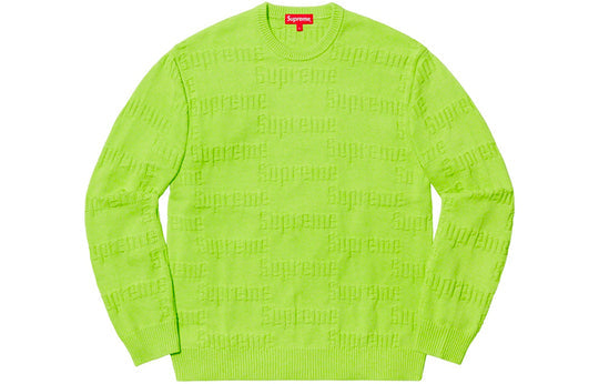 Supreme FW19 Week 4 Raised Logo Sweater Logo SUP-FW19-487